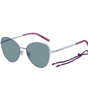 M Missoni MMI 0038/S Wire Frame Sunglasses Lilac / Blue